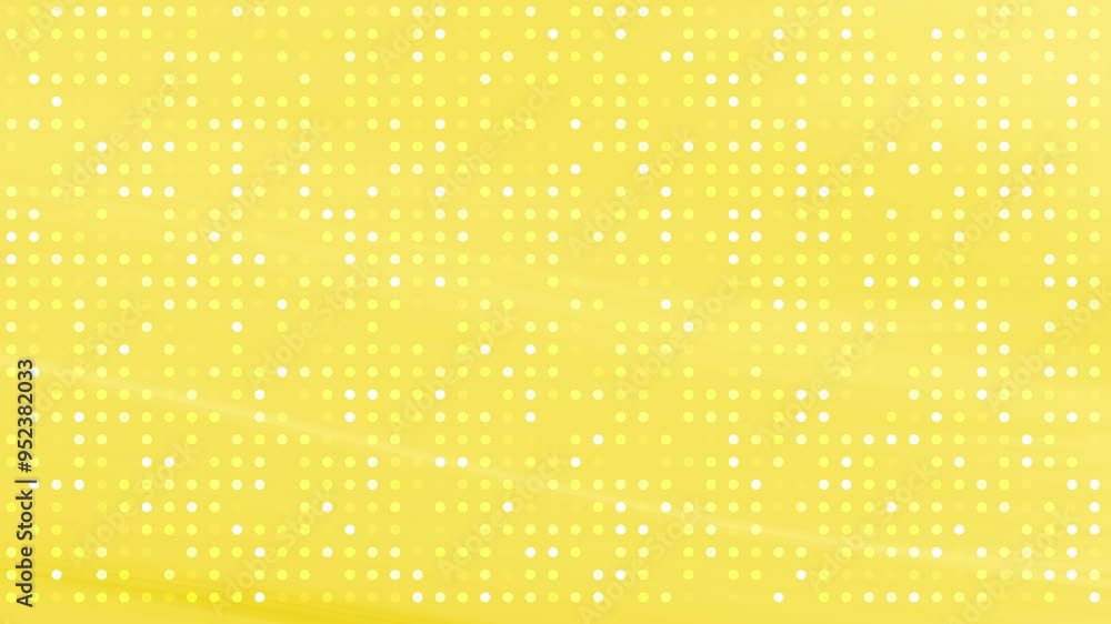 Yellow Dotted Pattern Background Loop. Yellow Dotted Pattern Background Loop.