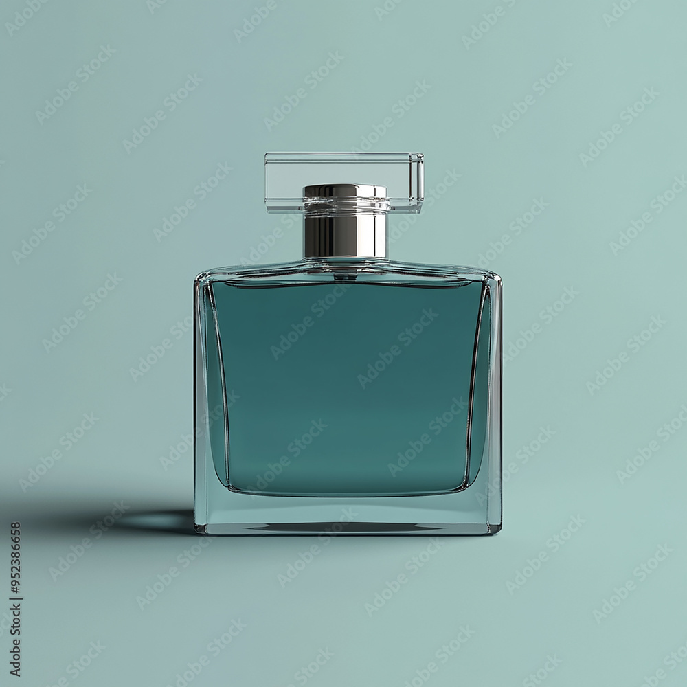 perfume glass bottle mockup with isolated background generated by AI perfume glass bottle mockup with isolated background generated by AI