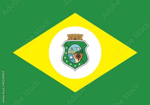 Flag of Ceara state (Federative Republic of Brazil, Ceará)