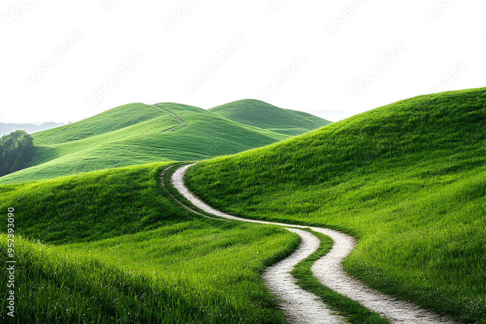 A serene landscape featuring rolling green hills and a winding dirt path, perfect for nature lovers and outdoor enthusiasts. A serene landscape featuring rolling green hills and a winding dirt path, perfect for nature lovers and outdoor enthusiasts.