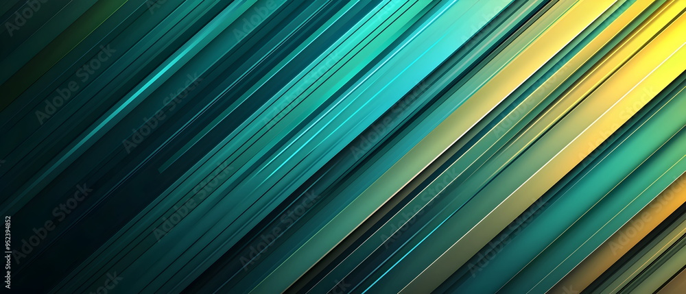 A flat illustration of a vibrant abstract background, diagonal stripes with a gradient transition from navy blue to deep green, thin stripes, sharp color separation, minimal blending A flat illustration of a vibrant abstract background, diagonal stripes with a gradient transition from navy blue to deep green, thin stripes, sharp color separation, minimal blending
