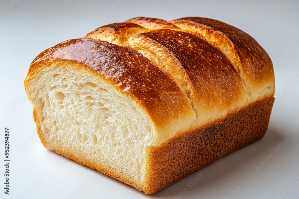 a piece of white bread on a white background a piece of white bread on a white background