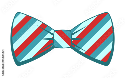 Patterned Bow Tie Illustration