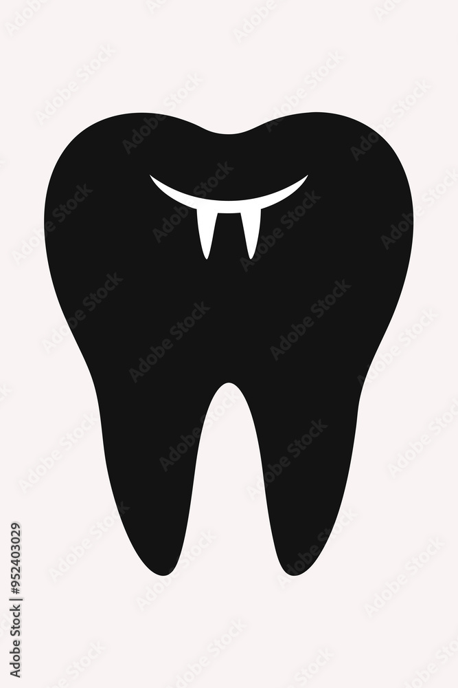Dental Teeth Icon Silhouettes Dental Teeth Icon Silhouettes