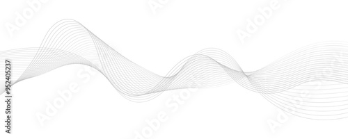 Abstract grey wave background