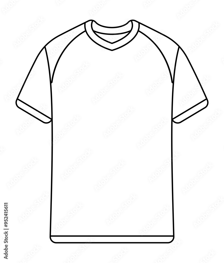 Men's T-shirt Line Art Icon Men's T-shirt Line Art Icon