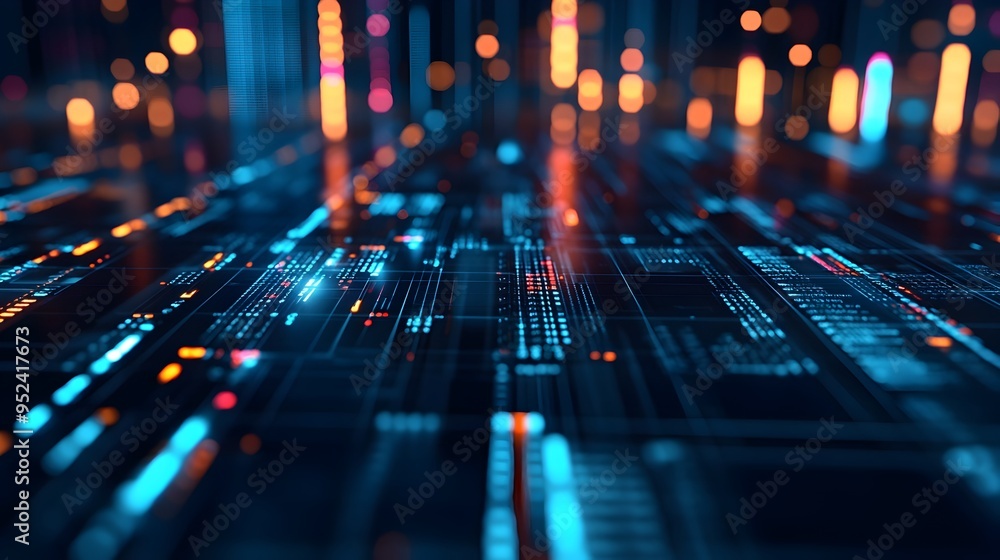 Sleek and Futuristic Cryptocurrency Trading Platform with Captivating Blockchain Visualizations Sleek and Futuristic Cryptocurrency Trading Platform with Captivating Blockchain Visualizations