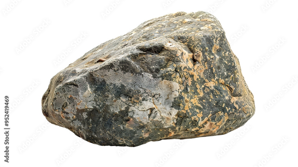 Obraz premium boulder isolated on transparent background, PNG