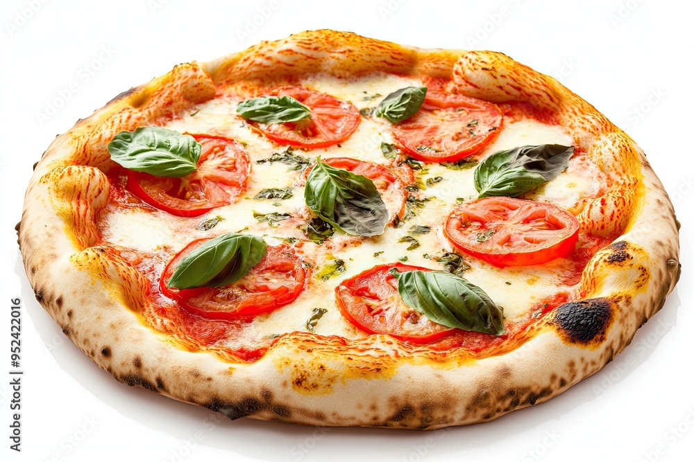 Classic Margherita Pizza Neapolitan-Style Pizza with Classic Margherita Pizza Neapolitan-Style Pizza with
