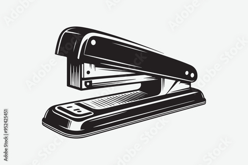 Stapler vector art and illustration photo