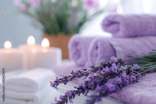 lavender soap and lavender : Generative AI