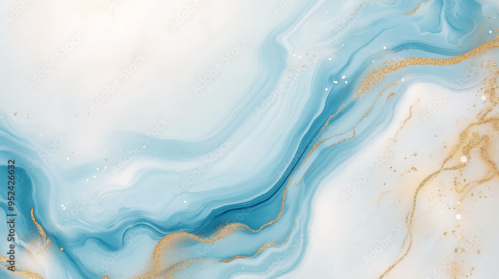 create a cyan and gold marble pattern on a white background. create a cyan and gold marble pattern on a white background.