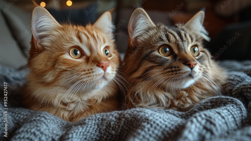 ソファーでくつろぐ猫 ソファーでくつろぐ猫