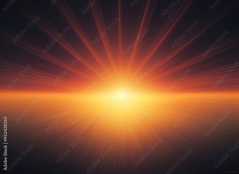 Sun rays shining on a dark backdrop create a perfect overlay for graphics with copy space image Sun rays shining on a dark backdrop create a perfect overlay for graphics with copy space image