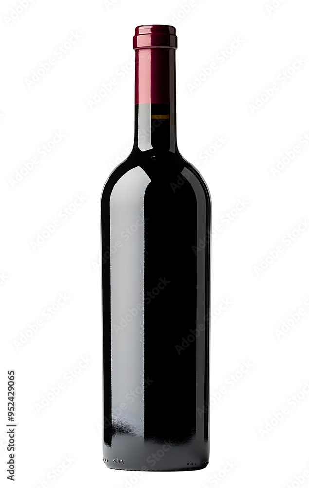 Elegant red wine bottle with a minimalist design, perfect for showcasing luxury and sophistication in any setting. Elegant red wine bottle with a minimalist design, perfect for showcasing luxury and sophistication in any setting.