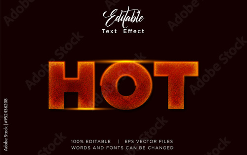 hot text effect