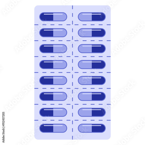 Capsule Pills Icon perfect for designs with healthcare, medical, and first aid themes