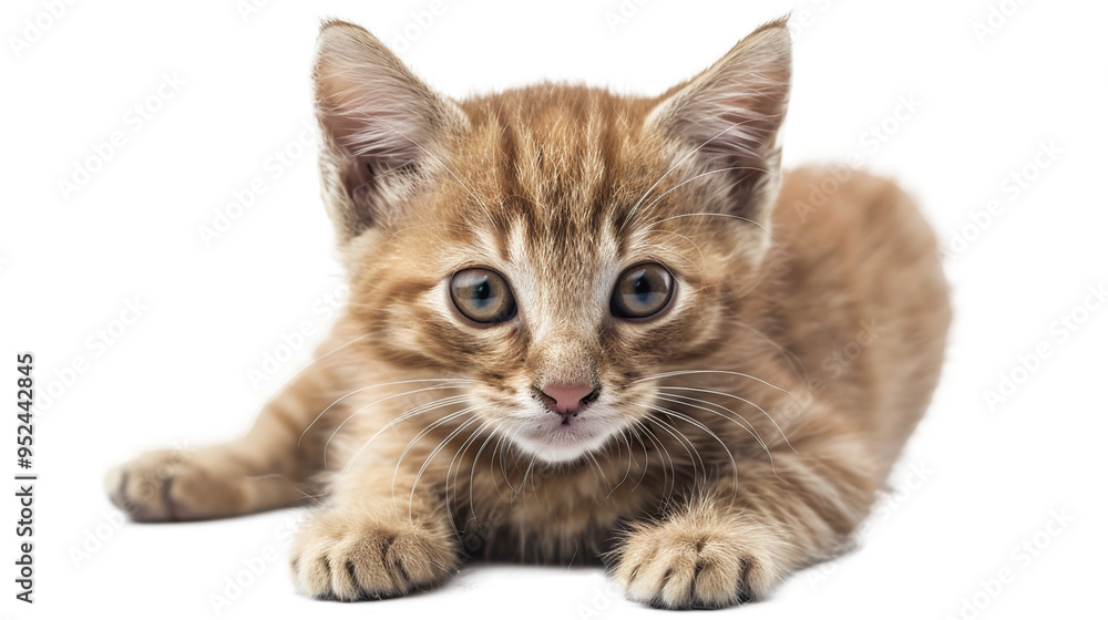 Fototapeta premium kitty isolated on transparent background, PNG