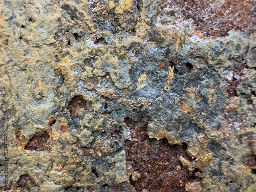 texture of old rusting metal, weather cortisone