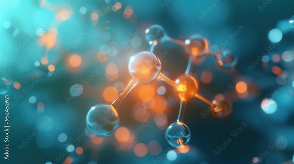molecule or atom, Abstract structure for Science or medical background, 3d illustration, science, atom, abstract, chemistry, structure, blue, chemical, background molecule or atom, Abstract structure for Science or medical background, 3d illustration, science, atom, abstract, chemistry, structure, blue, chemical, background