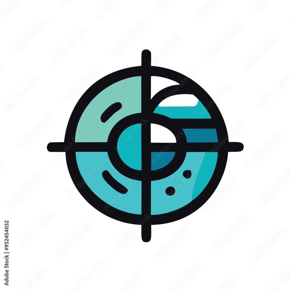 Vector editable flat of icon logo design Vector editable flat of icon logo design