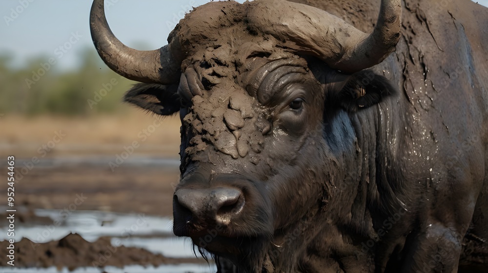 buffalo in the field buffalo in the field