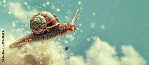 Snail in Flight photo