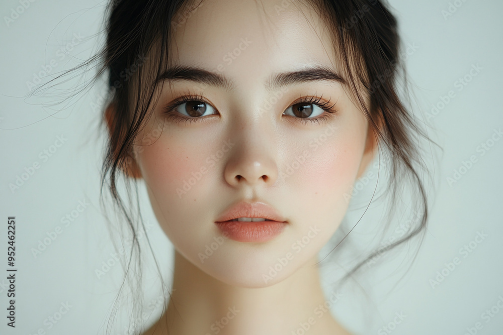 Close up portrait of a woman Close up portrait of a woman