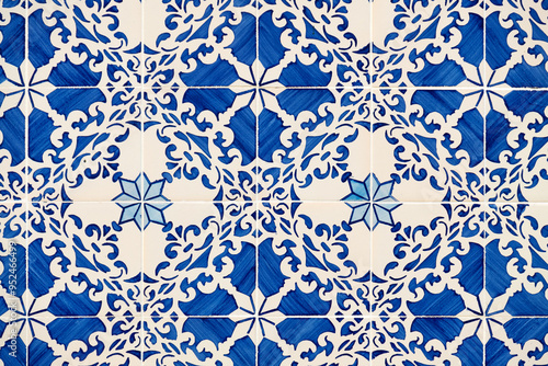Obraz na płótnie Ceramic tiles Azulejo. Lisbon, Portugal w salonie