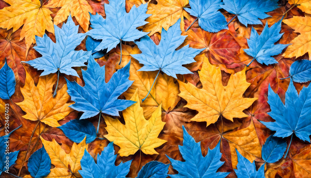 Bright autumn leaves covering the ground, seasonal changes in nature. Bright autumn leaves covering the ground, seasonal changes in nature.