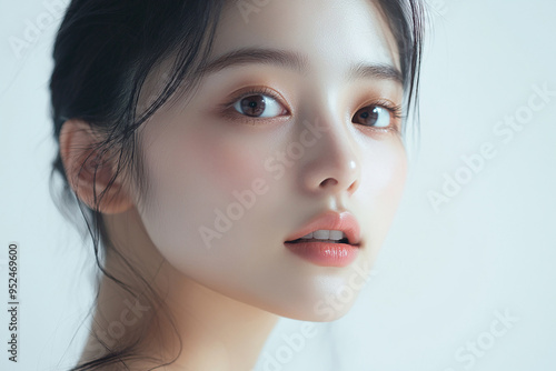 Close up portrait of a woman