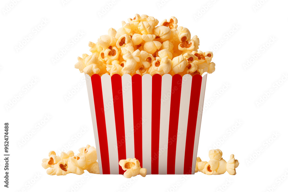 full small size of cinema popcorn in red white stripped square shape box cinema snack isolated on transparent background full small size of cinema popcorn in red white stripped square shape box cinema snack isolated on transparent background