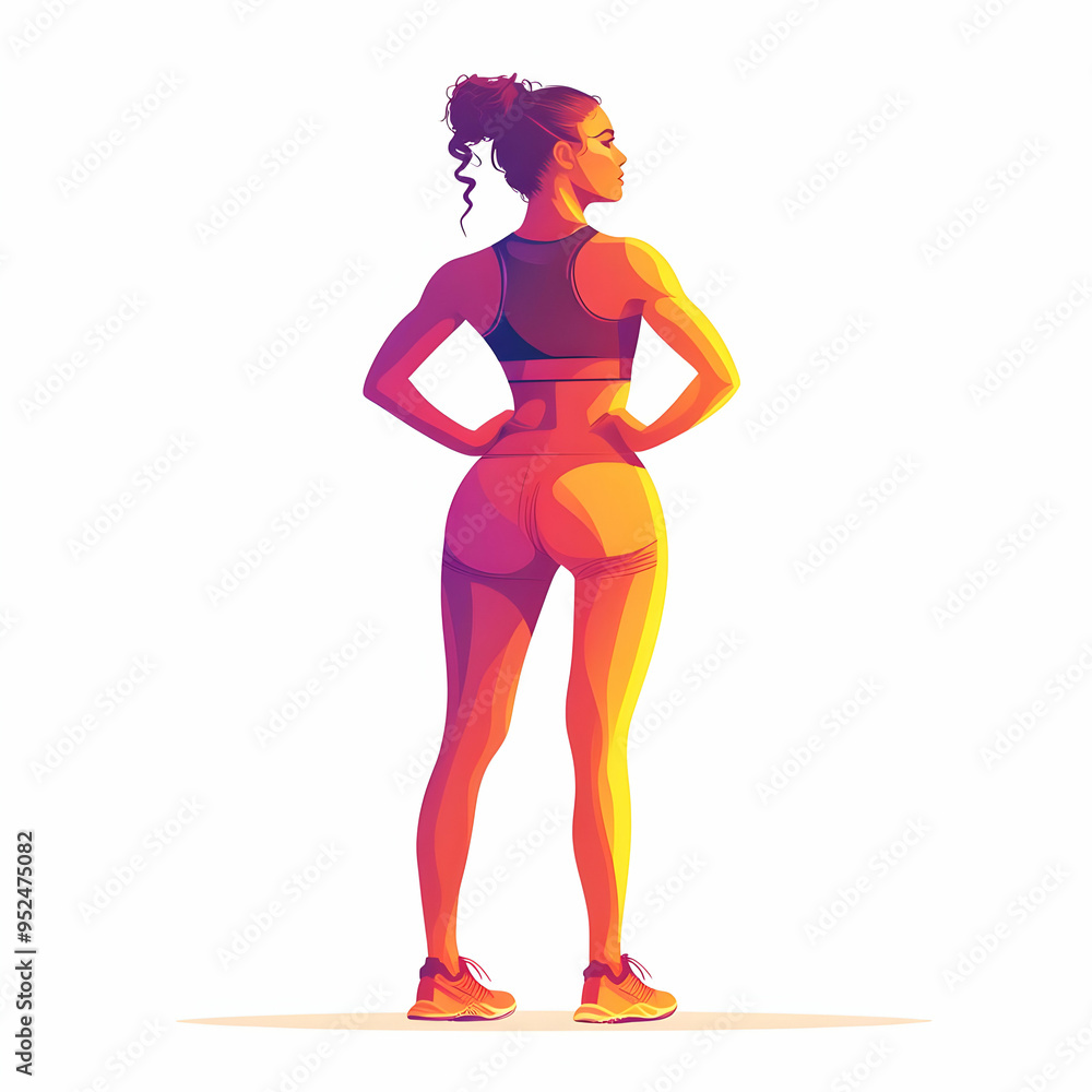 Flat Glowing Abstract Plus Size Model in Fashion Pose concept as A vibrant glowing abstract digital art banner featuring a plus size model in a striking fashion pose. The design highlights the curves Flat Glowing Abstract Plus Size Model in Fashion Pose concept as A vibrant glowing abstract digital art banner featuring a plus size model in a striking fashion pose. The design highlights the curves