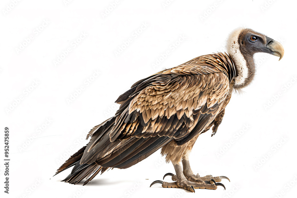a large bird standing on a white surface a large bird standing on a white surface