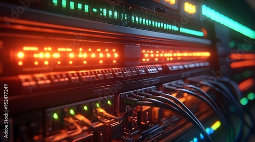 Fiber Optic and LAN Patch Panel for Enterprise Network Setup