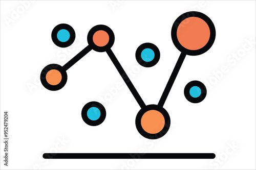 Elevate your presentations and reports with this extensive collection of graph and data visualization vector icons.