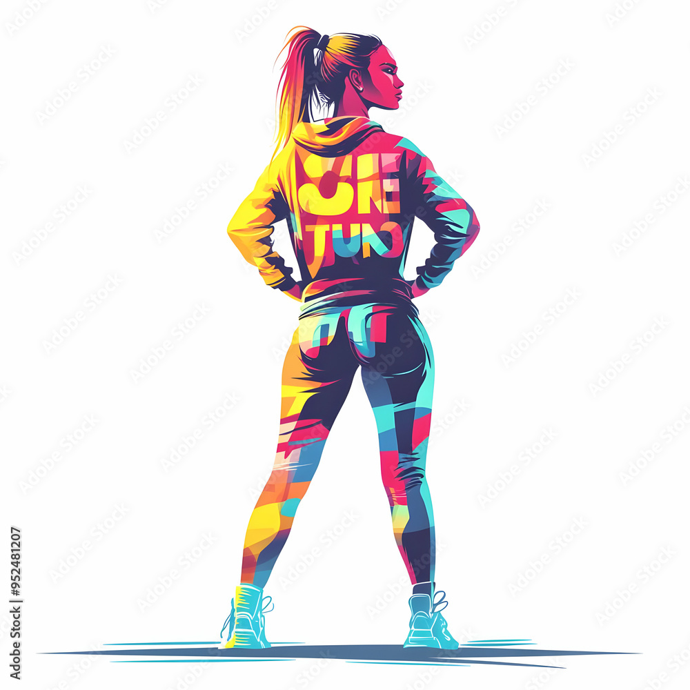 Flat Holographic Plus Size Model Silhouette with Strength Text concept as A sleek holographic silhouette of a plus size model with the word Strength in a powerful font set against a clean white balanc Flat Holographic Plus Size Model Silhouette with Strength Text concept as A sleek holographic silhouette of a plus size model with the word Strength in a powerful font set against a clean white balanc