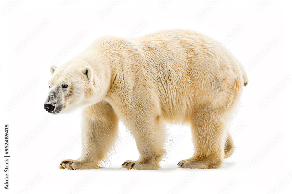 a polar bear walking on a white surface a polar bear walking on a white surface