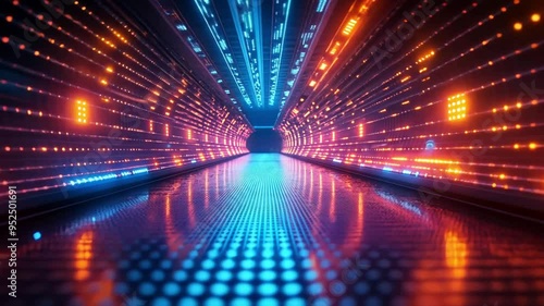 night light abstract music disco colorful party background footage