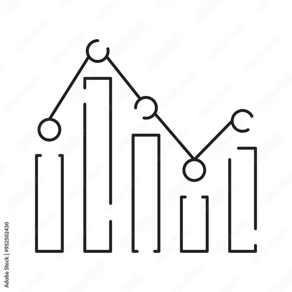 Data analysis line icons. Business and data or finance chart report. Signs analysis thin line icon Data analysis line icons. Business and data or finance chart report. Signs analysis thin line icon