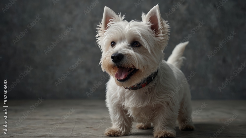 West Highland White Terrier Portrait West Highland White Terrier Portrait