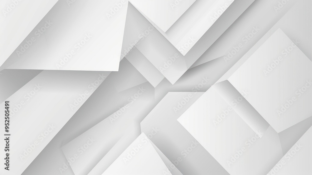 Abstract White Geometric Shapes Background Abstract White Geometric Shapes Background