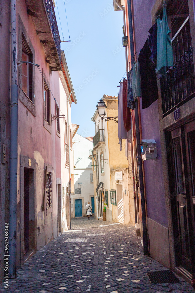 Fototapeta premium Photo de la ville de Lisbonne au Portugal 