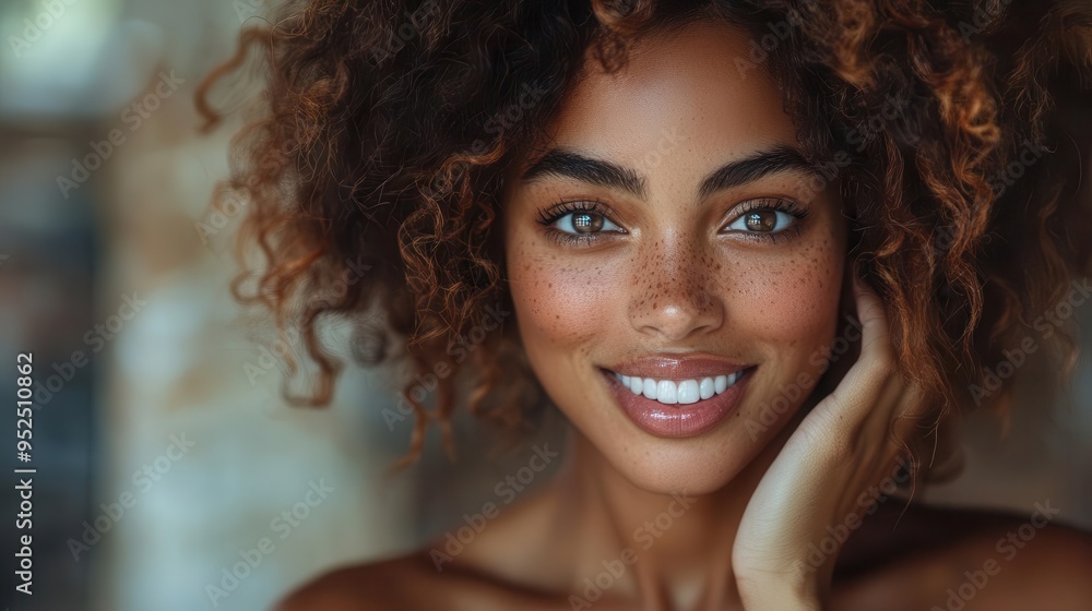 intimate closeup of a radiant african american woman framing her face with elegant fingers soft natural lighting accentuates her warm smile and glowing skin intimate closeup of a radiant african american woman framing her face with elegant fingers soft natural lighting accentuates her warm smile and glowing skin