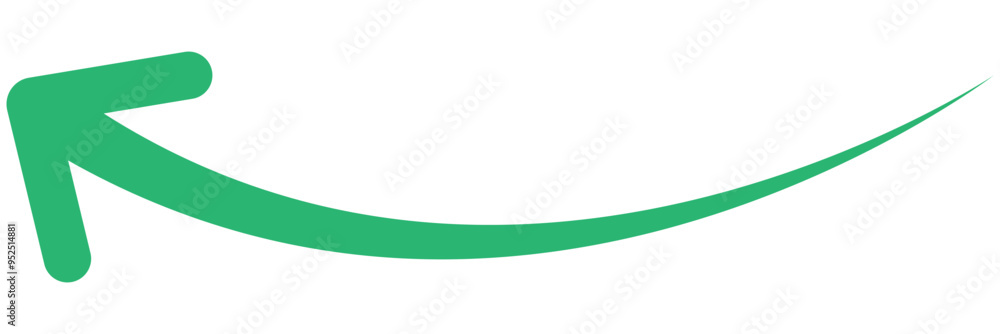 long Curved arrow icon vector illustration. Replaceable vector design long Curved arrow icon vector illustration. Replaceable vector design