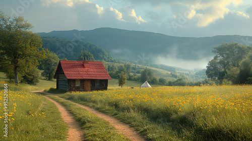 landscape with house