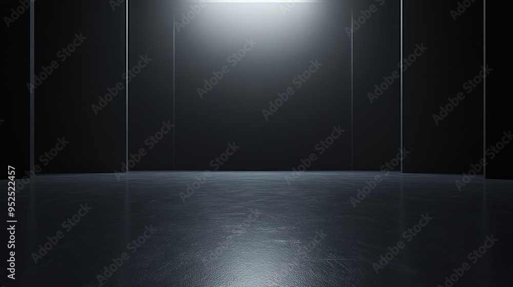Black Room with a Single Light Source Black Room with a Single Light Source