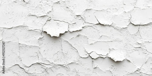 cracked off white painted wall texture background