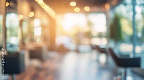 Wallpaper Mural A blurred interior space with soft lighting, suggesting a warm and inviting atmosphere. Torontodigital.ca