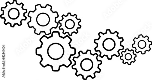gear icon vector